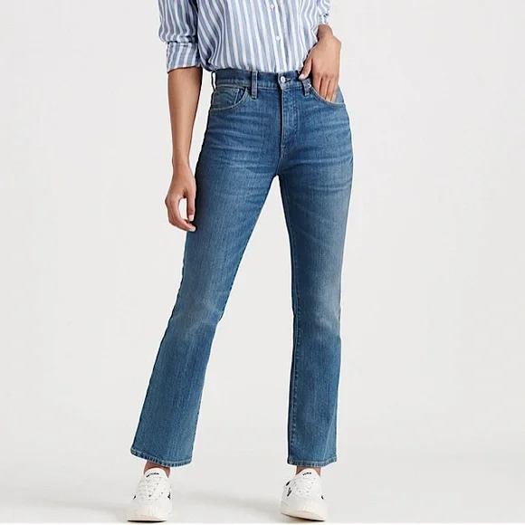 Jean Capri Lucky Brand Easy Rider - Taille 8/29 - Stretch - Occasion Très Bon état